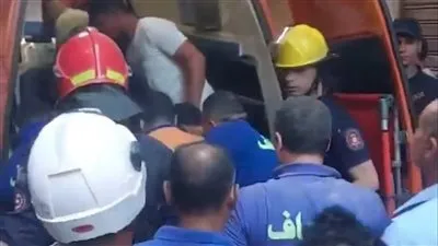 استشهاد احد رجال الحماية المدنية خلال إنقاذ متضرري حريق مصبغة المحلة