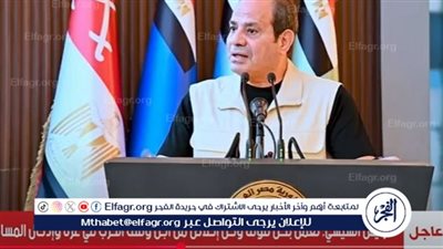 الرئيس السيسي: 