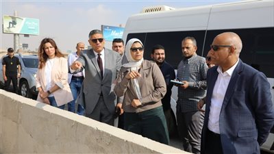 محافظ الجيزة يتفقد أعمال التطوير بمحيط مطار سفنكس الدولي وطريق مصر – إسكندرية الصحراوي
