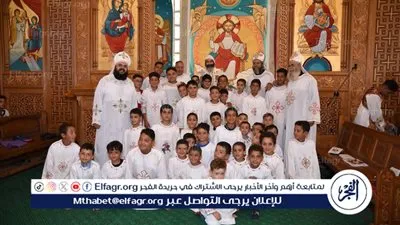 الأنبا مينا يترأس قداسًا ويرسم 25 شماسًا في أول زيارة بالبصرة