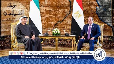 عاجل- أبرز التصريحات: السيسي ومحمد بن زايد يؤكدان عمق العلاقات الثنائية ويدعمان مبادرة ترامب لوقف الحرب في غزة