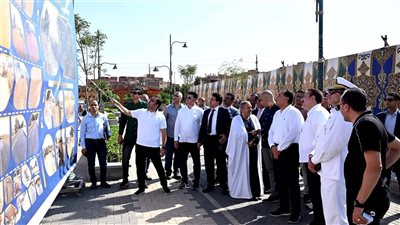 رئيس الوزراء يفتتح المحور المروري الجديد لمدخل شبين الكوم وميـت خاقان بالمنوفية 