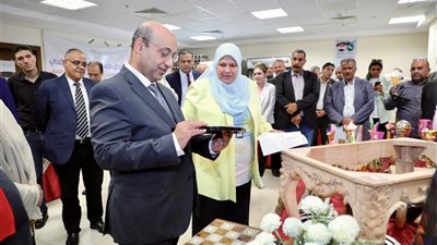 نائب وزير التربية والتعليم يفتتح معرض منتجات التعليم الفني بالعاصمة الإدارية