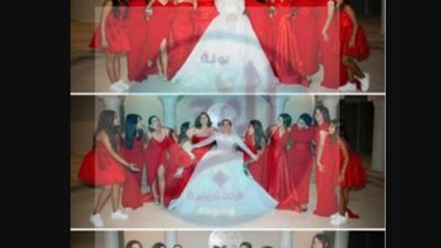 تبادل القبلات وتورتة الدجاج المقلي.. تصرفات ابنة هبة قطب في زفافها تضعها تحت مرمى نيران السوشيال ميديا