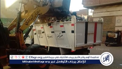 حملات مكبرة لرفع المخلفات بقرى مركز البداري في أسيوط 