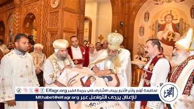 البابا تواضروس يدشن كنيسة القديس مارمرقس ويفتتح مطعم ونادي بأسيوط 