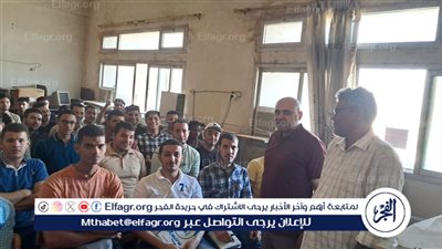 المشرف على كلية الهندسة الزراعية بجامعة الأزهر بأسيوط يتابع سير العملية التعليمية بالكلية 