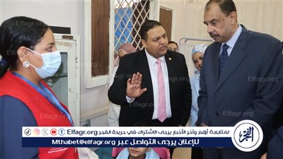 محافظ سوهاج: يتفقد المبارة الرئسية عن أمراض سوء التغذية للطلبة 