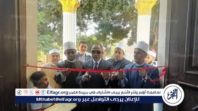  نائب محافظ المنيا يفتتح المسجد الكبير بأبو فليو بعد رفع كفاءته