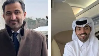 صور موقع حادث الوفد القطري في طريق شرم الشيخ