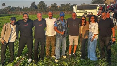 بالمزمار والشماريخ محمد رمضان يُودع تصوير فيلم أسد بالمنوفيه