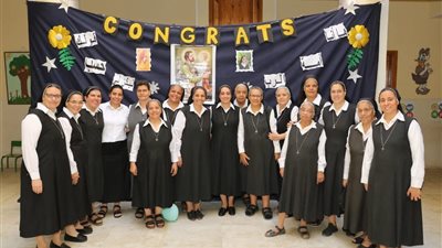 راهبات القديس يوسف دي ليون تحتفل بالنذور الأولى للأخت إيريني غني متوشلح