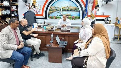 وكيل تعليم أسوان يستقبل وفد 