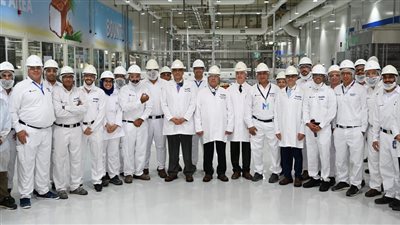 محافظ الجيزة يشهد تدشين خطوط الإنتاج الجديدة لشركة 