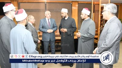 رئيس جامعة قناة السويس يستقبل وفد الأزهر لإطلاق مبادرة 