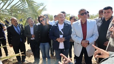 محافظ الجيزة يتفقد الأعمال الإنشائية بمدرسة الواحات الزراعية