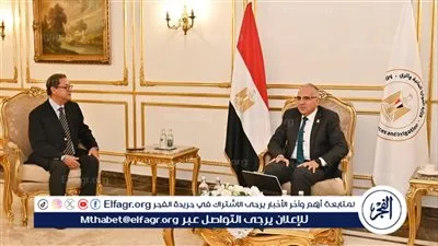وزير الري يبحث مع مدير “إيكاردا” تعزيز التعاون في الابتكارات الموفرة للمياه والزراعة المستدامة