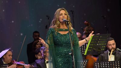 نادية مصطفى تتألق في حفل مهرجان الموسيقى العربية بأوبرا الإسكندرية