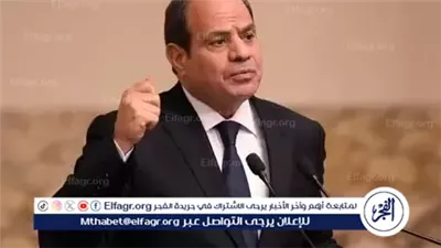 عاجل- الرئيس السيسي يشيد بمشروعات 