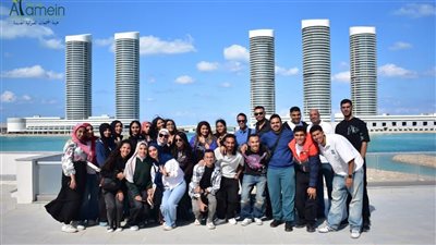 مدينة العلمين الجديدة تستقبل طلاب كلية الهندسة المعمارية بجامعة مايو لاكتساب الخبرات