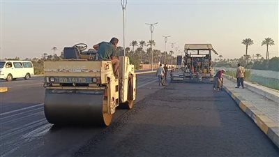 تطوير ورصف ورفع كفاءة وإنارة طريق المنصورية بمدينة كرداسة بطول 3 كم