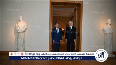 الرئاسة تكشف تفاصيل لقاء الرئيس السيسي بـ ملك بلجيكا