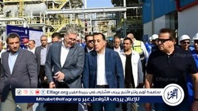 عاجل- رئيس الوزراء يفتتح مشروع استرجاع الغازات لإنتاج البوتاجاز بشركة النصر للبترول بالسويس