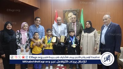 الرشيدي يكرم طلاب الدقهلية المتميزين في مجال الرياضة والبرمجيات