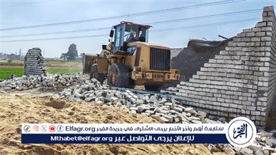 استرداد 200 فدان و3979 متر مربع خلال إزالة 27 حالة تعدي فى أسيوط 