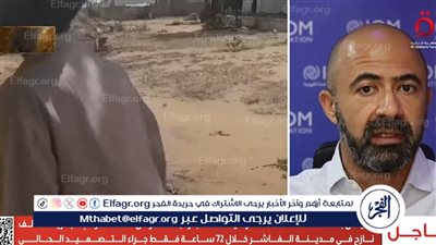 رئيس الدولية للهجرة بالسودان: 33 ألف نازح في الفاشر خلال 72 ساعة