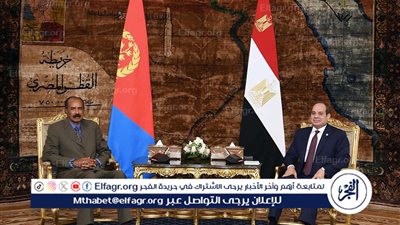 عاجل- السيسي وأفورقي يؤكدان دعم وحدة السودان واستقرار الصومال.. وتنسيق مصري إريتري لتعزيز الأمن الإقليمي