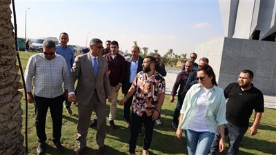 محافظ الجيزة يتفقد اللمسات النهائية استعدادًا لافتتاح المتحف المصري الكبير