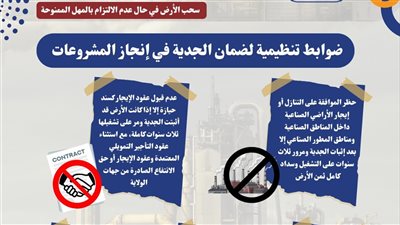  عاجل.. الصناعة تمنح مهلة 6 أشهر للمشروعات الصناعية المتعثرة التي أنجزت أكثر من 50% من الإنشاءات لاستكمال المشروع