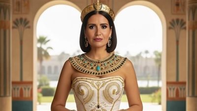 ليلة التاريخ.. هنا شيحة تشعل السوشيال بإطلالة من قلب الحضارة المصرية