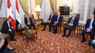 وزير الخارجية يلتقي نظيره الدنماركي