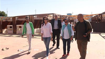 نائب محافظ الجيزة تتفقد الاستعدادات الجارية لإقامة مهرجان التمور الثامن بالواحات البحرية