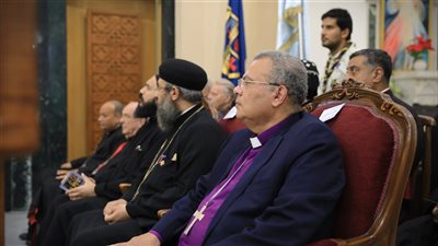 رئيس الطائفة الإنجيلية يشارك في احتفال اليوبيل الماسي للكنيسة المارونية في القاهرة 
