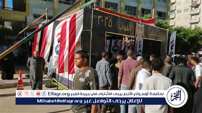 عاجل- إقبال كثيف للناخبين داخل لجنة مدرسة الصفا والمروة الإعدادية بالهرم في أول أيام انتخابات النواب 2025