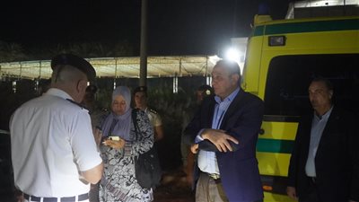 محافظ الغربية يتابع حادث انهيار سقف مصنع تحت الإنشاء بالمحلة الكبرى