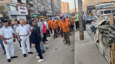 نائبة محافظ القليوبية تقود حملة ميدانية مكبرة لرفع الإشغالات وإعادة الانضب