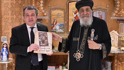 البابا تواضروس الثاني يستقبل سفير أرمينيا