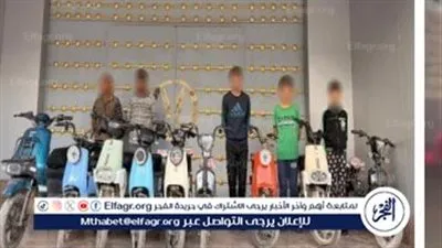 عقب تداول فيديو الإستعراض بالشارع.. ضبط 3 صبية و9 سكوتر كهربائي ببني سويف