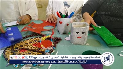الحرف التراثية رمز للهوية في ورشة فنون بمكتبة سنورس