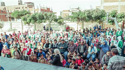 قرية نهطاي تشهد انطلاق اليوم الأول من قوافل قصور الثقافة بالغربية