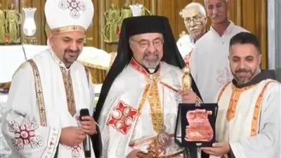 بطريرك الاقباط الكاثوليك يحتفل بعيد شفيع كنيسة سان جورج بغبريال واليوبيلين الفضي والذهبي لعدد من الأسر والرهبان