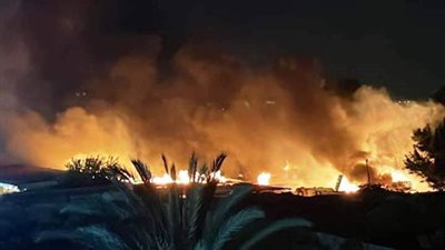 السيطرة على حريق داخل مستودع أنابيب غاز بقرية عرابي في الإسكندرية دون إصابات