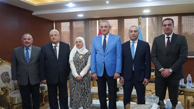 محافظ الغربية يلتقي الرئيس التنفيذي للبنك الزراعي