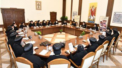 البابا تواضروس الثانى يلتقي مقرري الللجان المجمعية