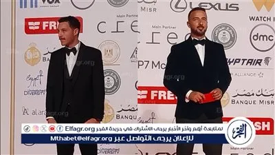 وصول محمد مهران ومحمود حجازي إلى حفل ختام مهرجان القاهرة السينمائي الدولي