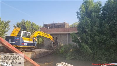 محافظ القليوبية يتابع إزالة 12 حالة تعدٍ 